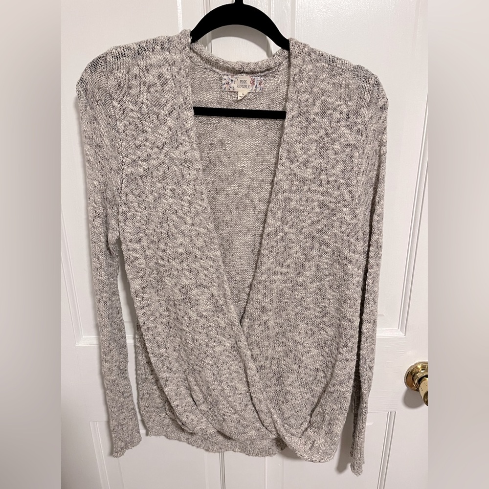 Women’s purple/grey sweater